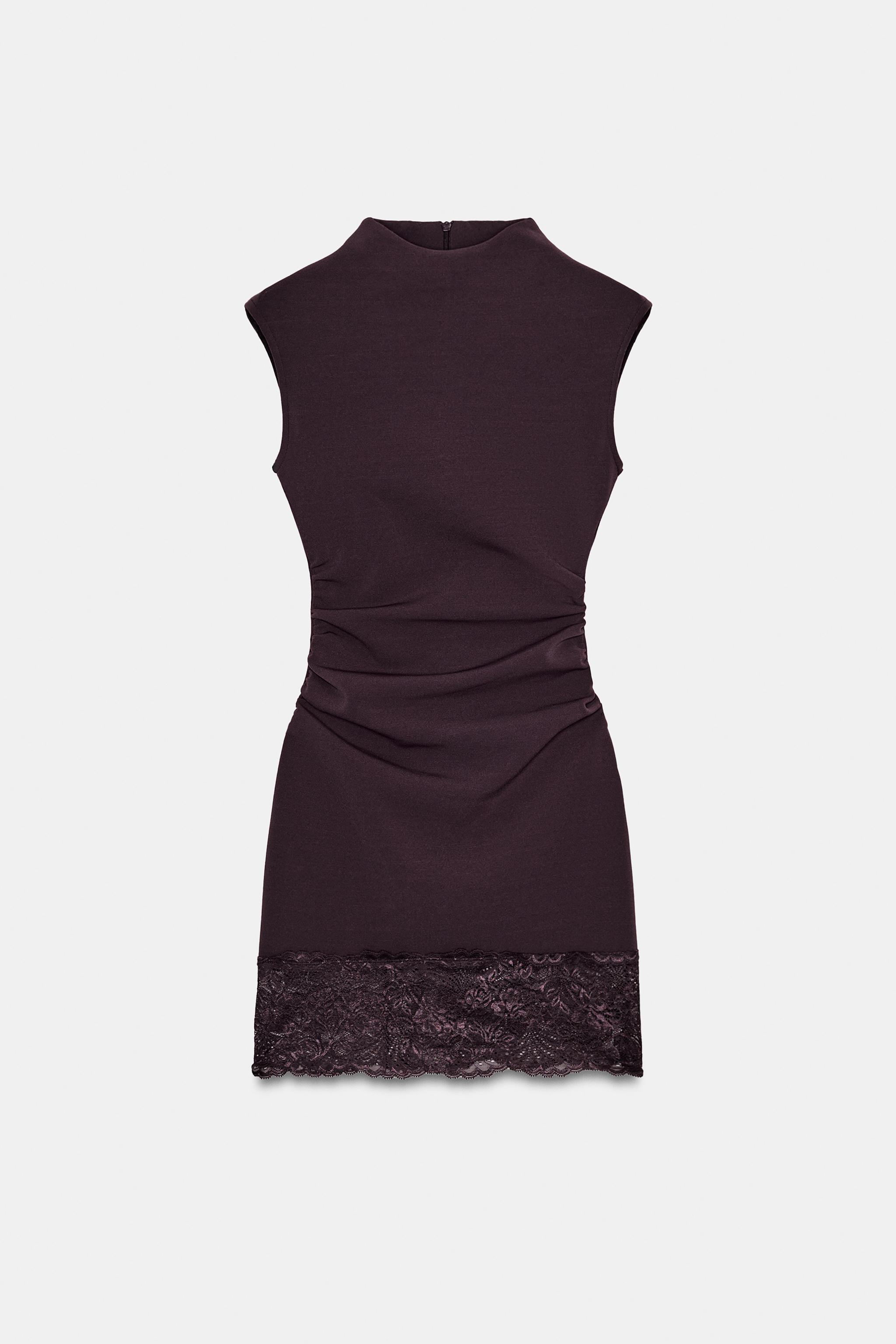 ROBE COURTE STRETCH EN DENTELLE